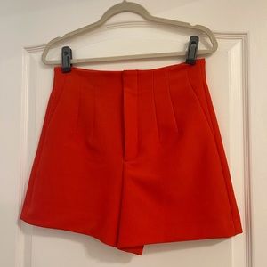 Orange tailored Zara shorts!
